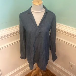 LOFT Chambray Top